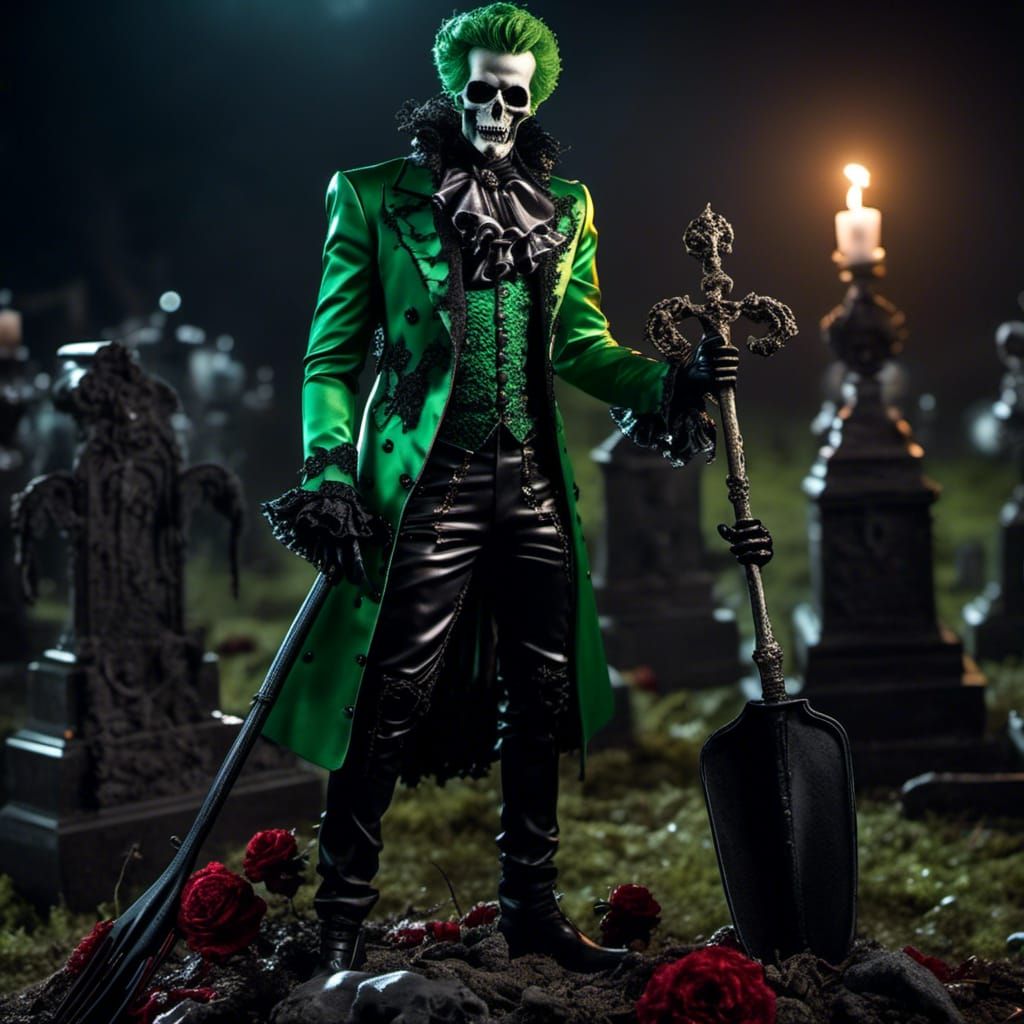 Rococo-Horrorcore Grave Digger in Green