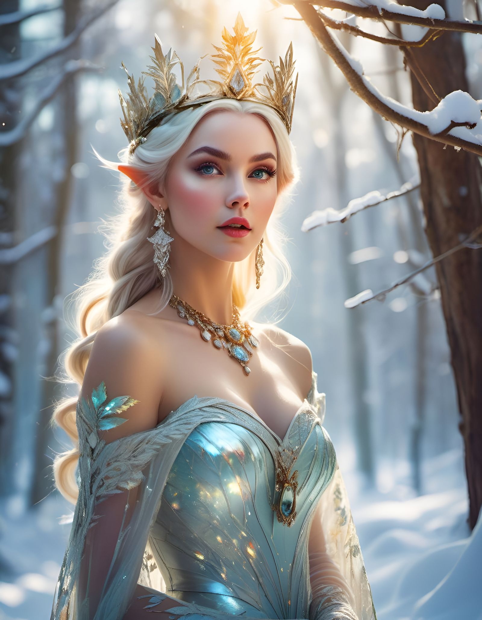 Winter elf  by @DeeB