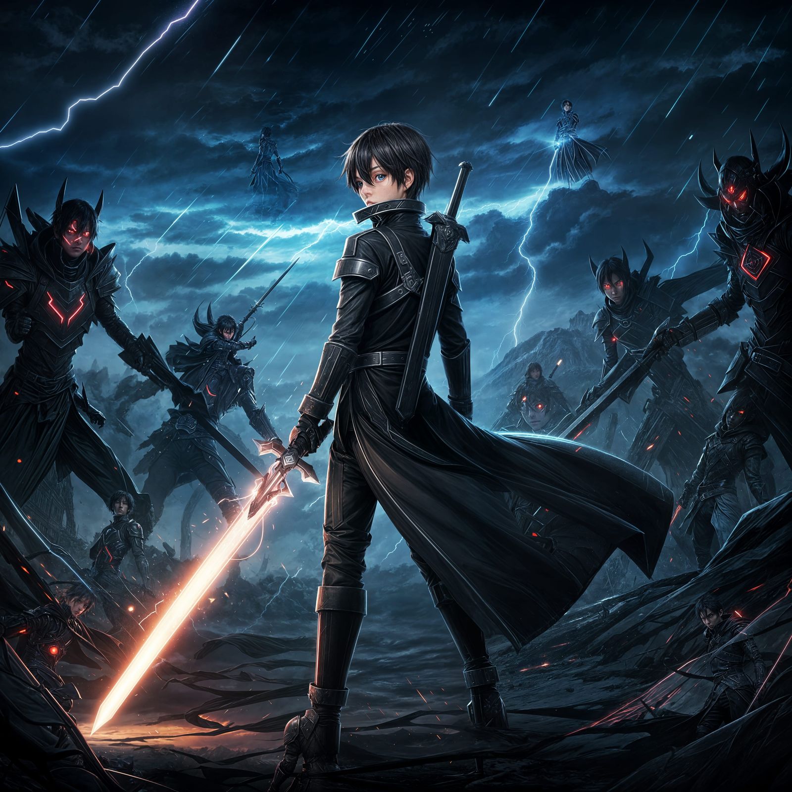 Kirito.....  by @Blue Creed