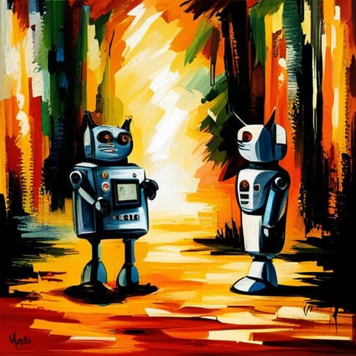 Chat with robots Leonid Afremov
