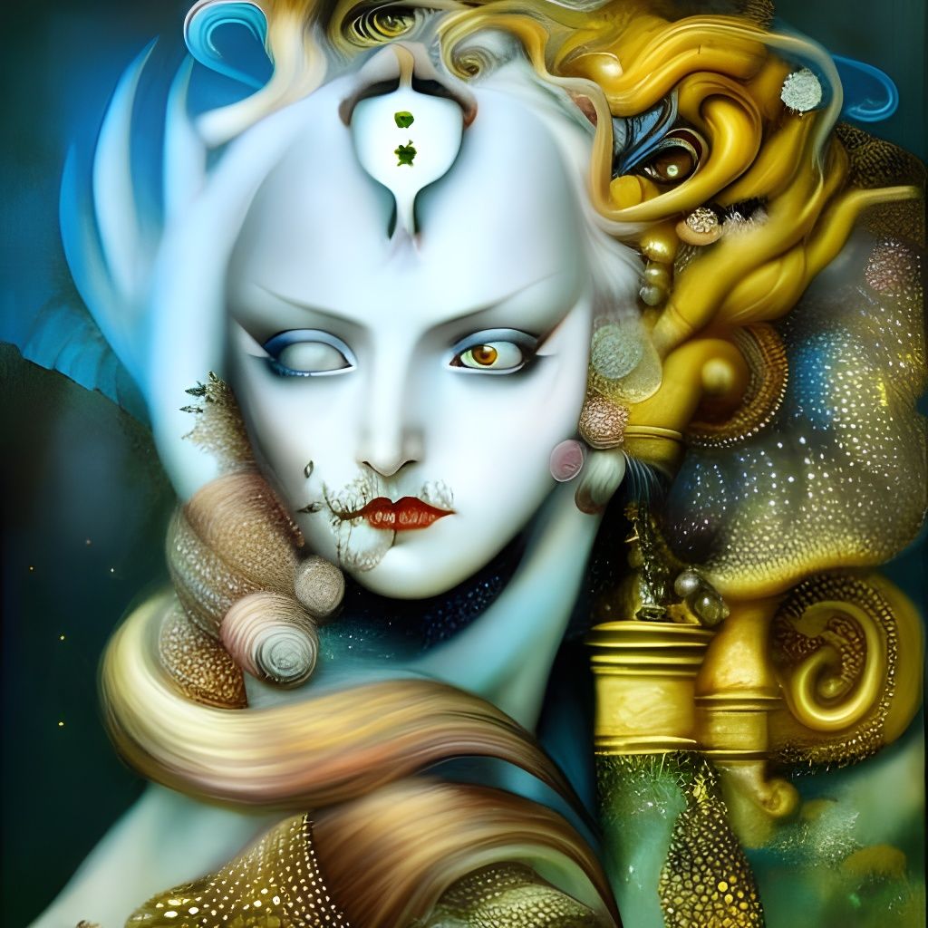 Steampunk Medusa 4 - AI Generated Artwork - NightCafe Creator