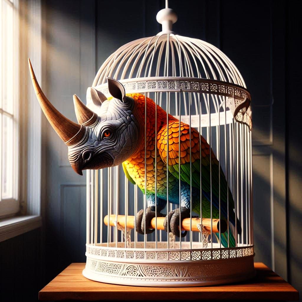 parrot rhino