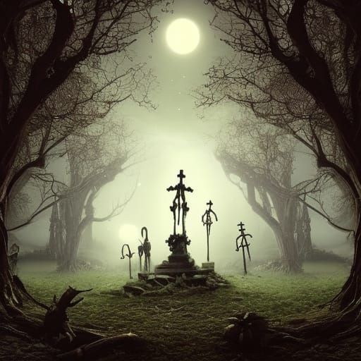 Eerie dark