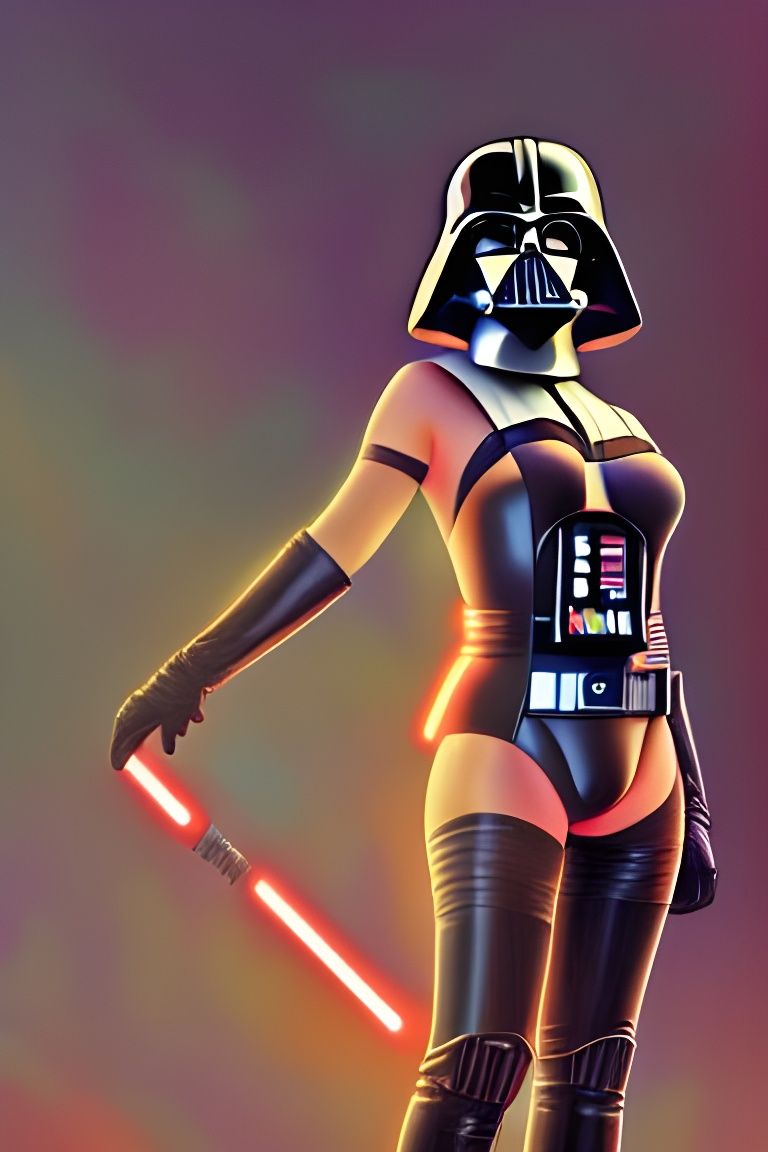 Darth Vader in a hot costume - AI Generated Artwork - NightCafe Creator