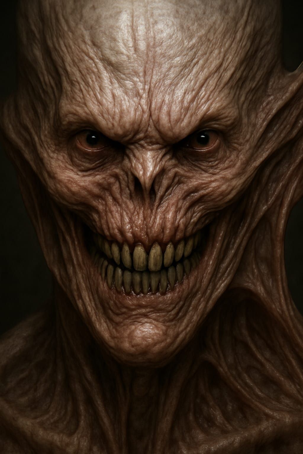 Terrifying horror creation I just made of pure evil mean loo...