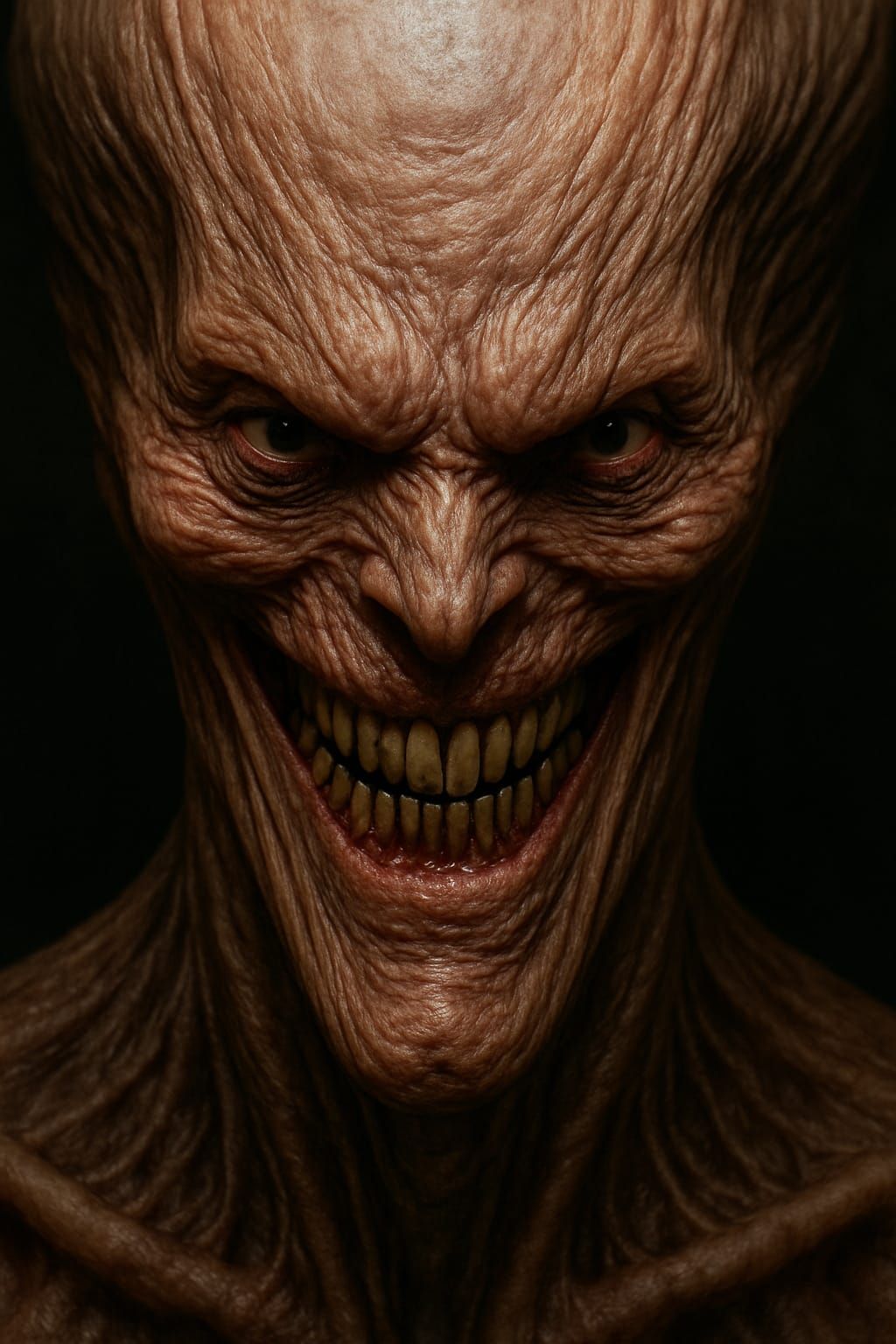 Terrifying horror creation I just made of pure evil mean loo...