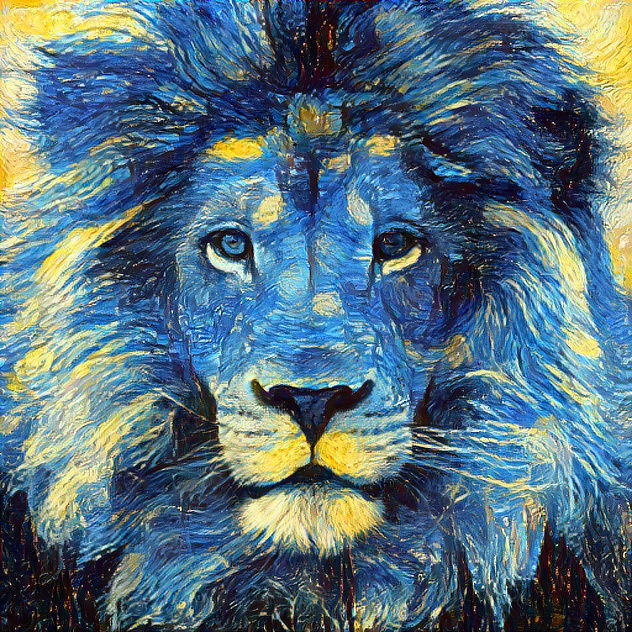 A cool lion