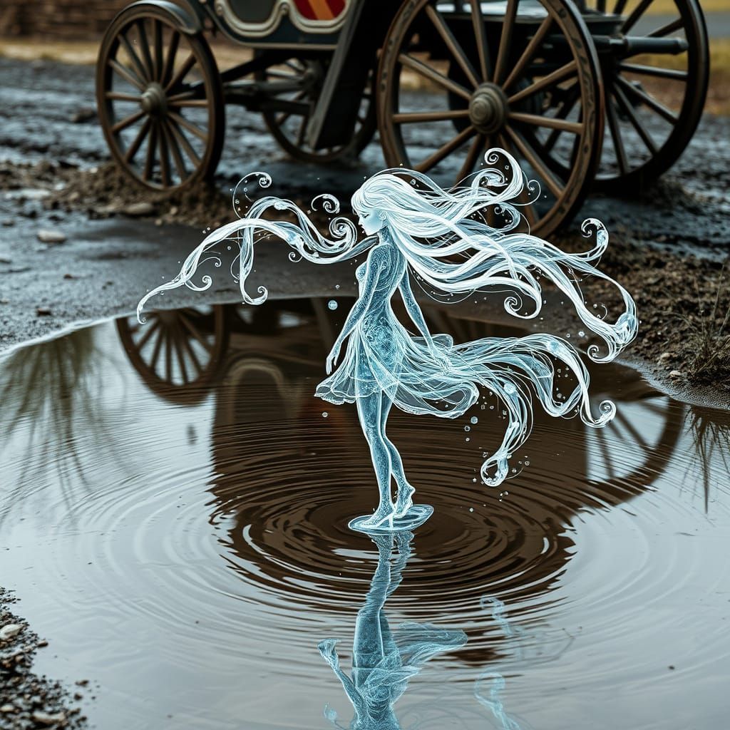 water spirit  by @Sleepy Tiger