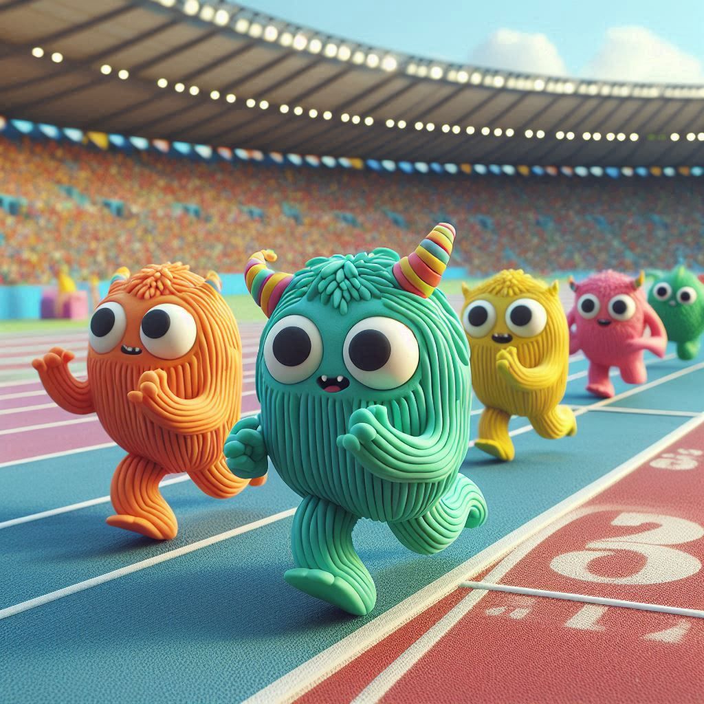 Monster Olympics: 10,000-Meter Run