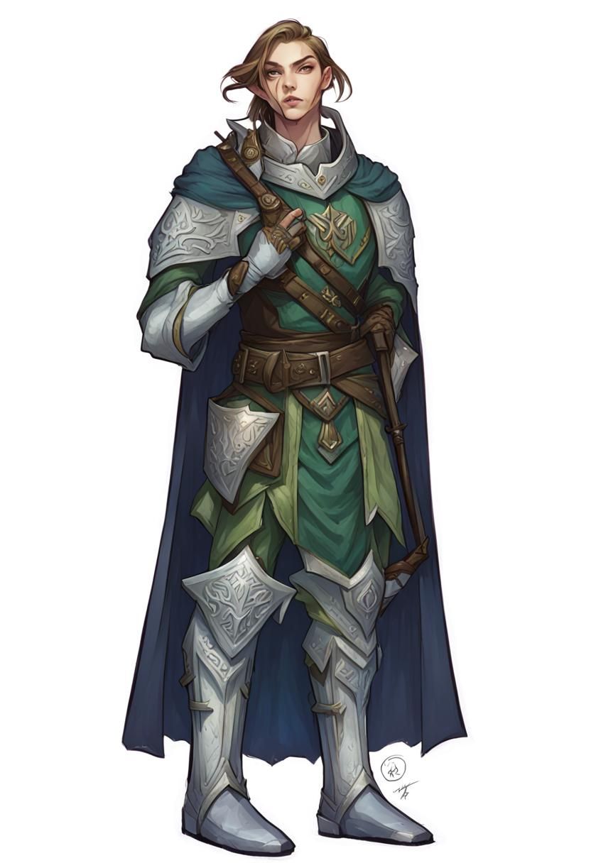 dnd nale elf paladin of nature - AI Generated Artwork - NightCafe Creator