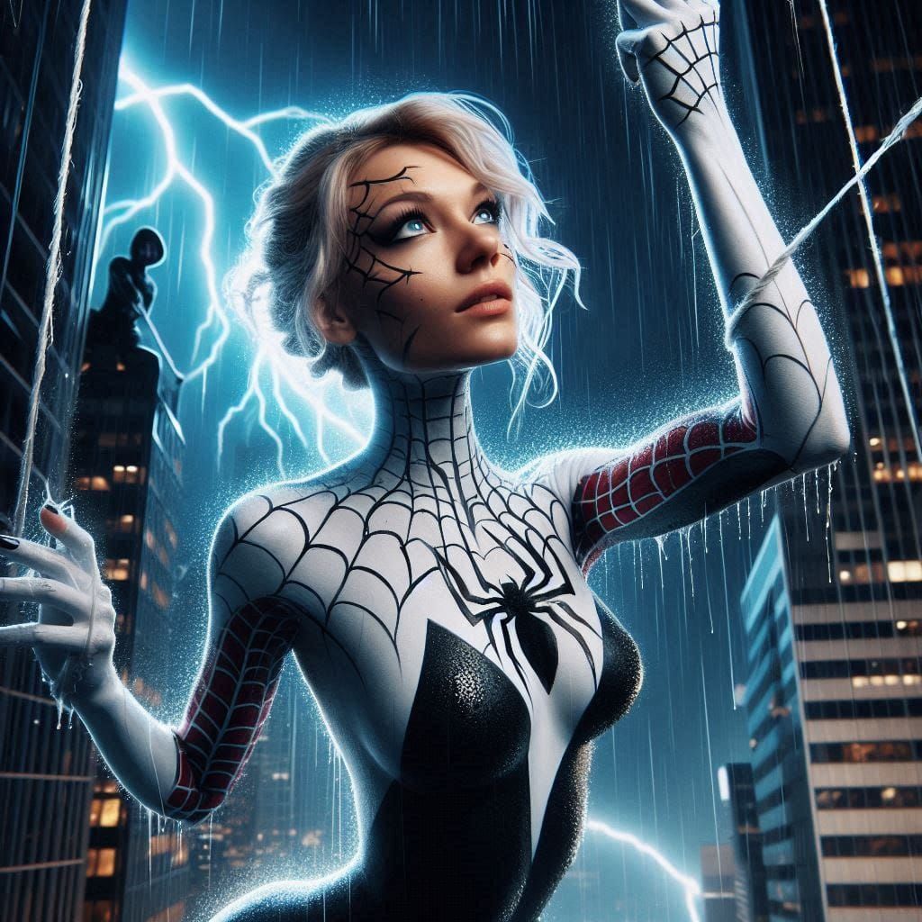 body painted Gwen upload