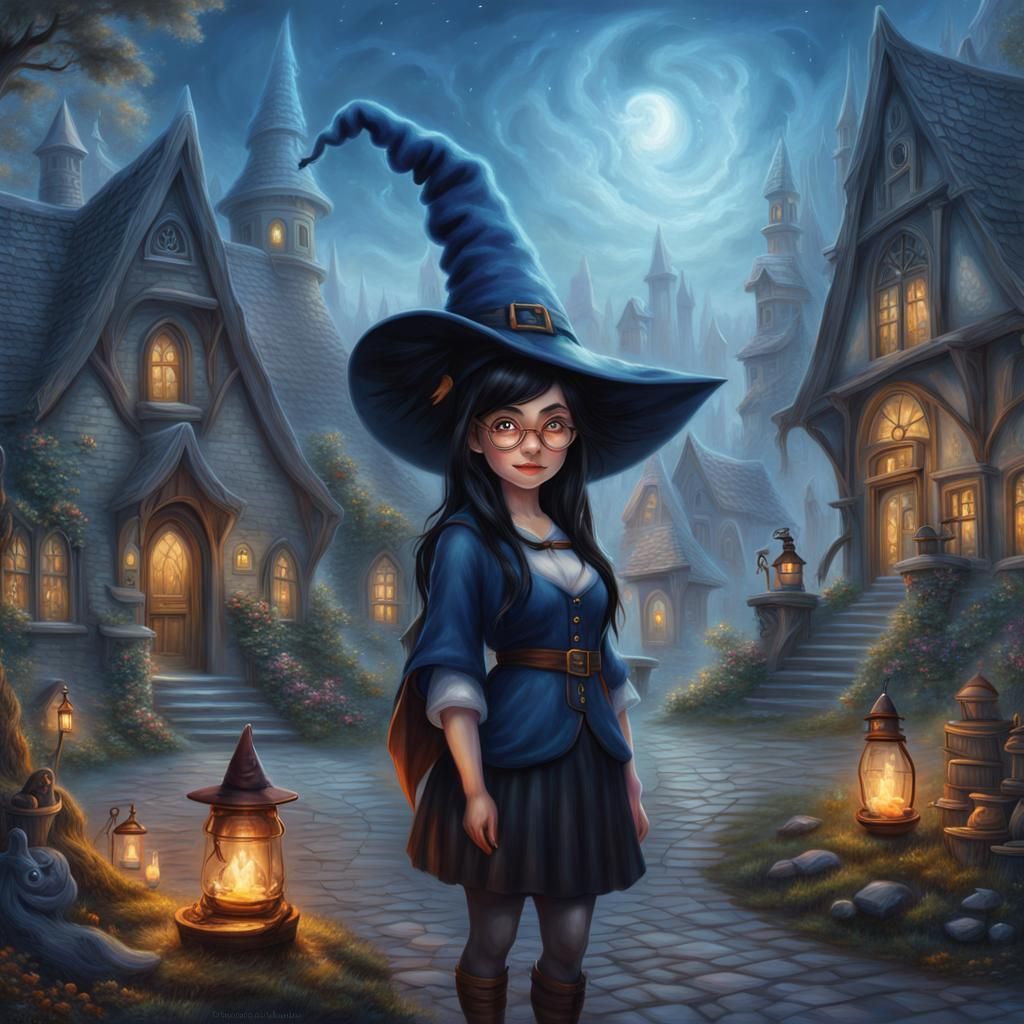 Gnome Wizard Student Posing at School