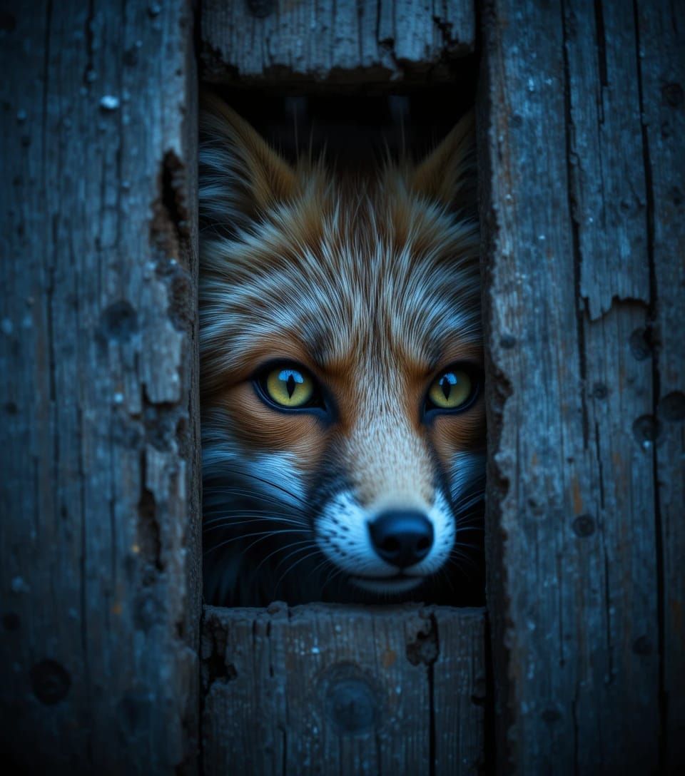 Hiding Fox