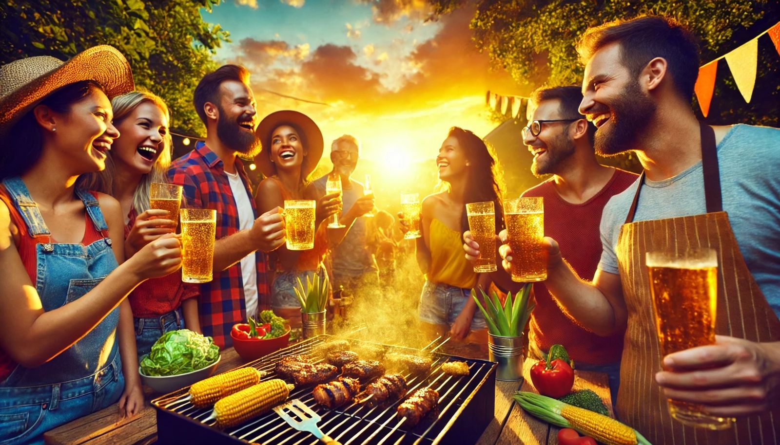 "Summer Barbecue: A Toast to Good Times”