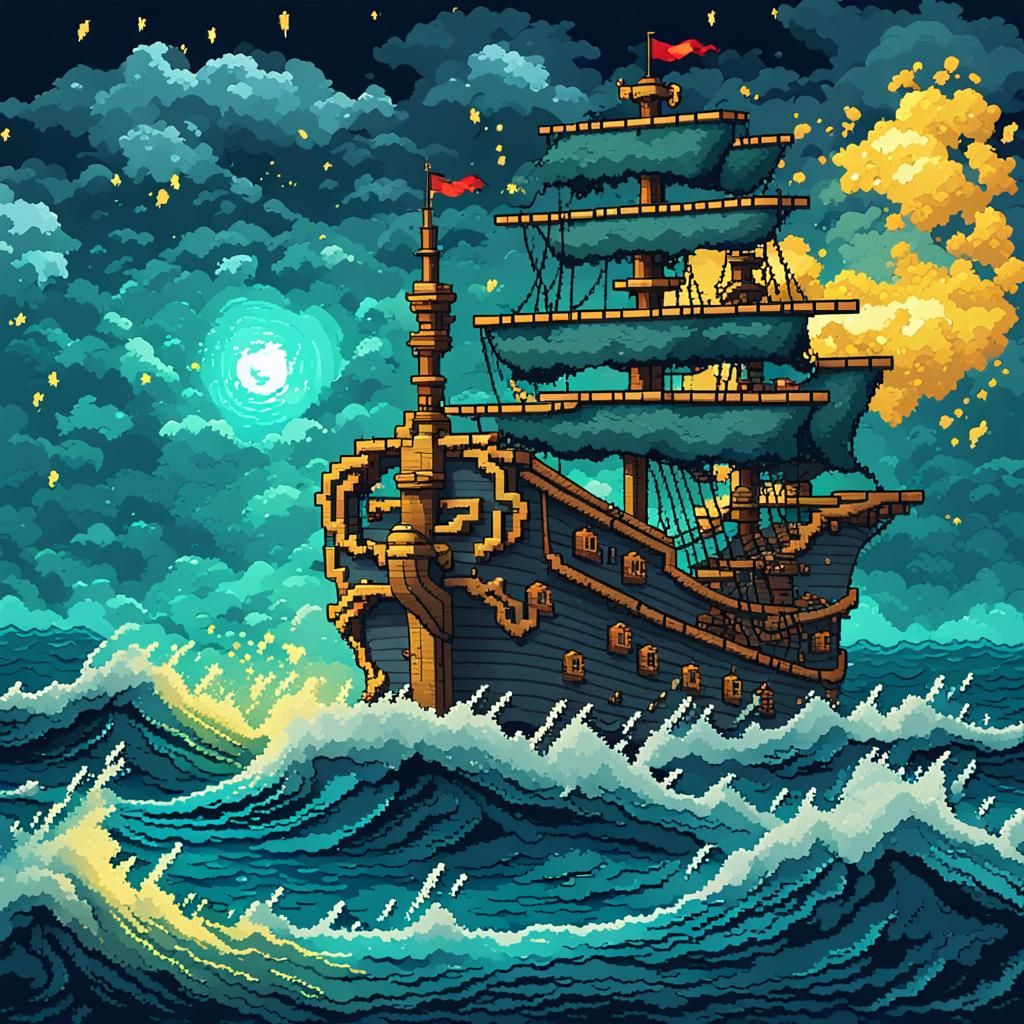 Pirate ship  by @dinsat