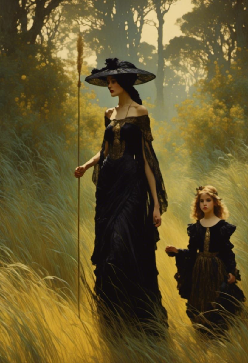 Mourning procession