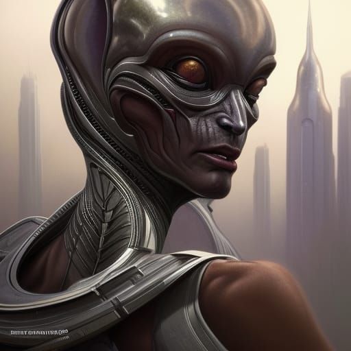 Alien humanoid