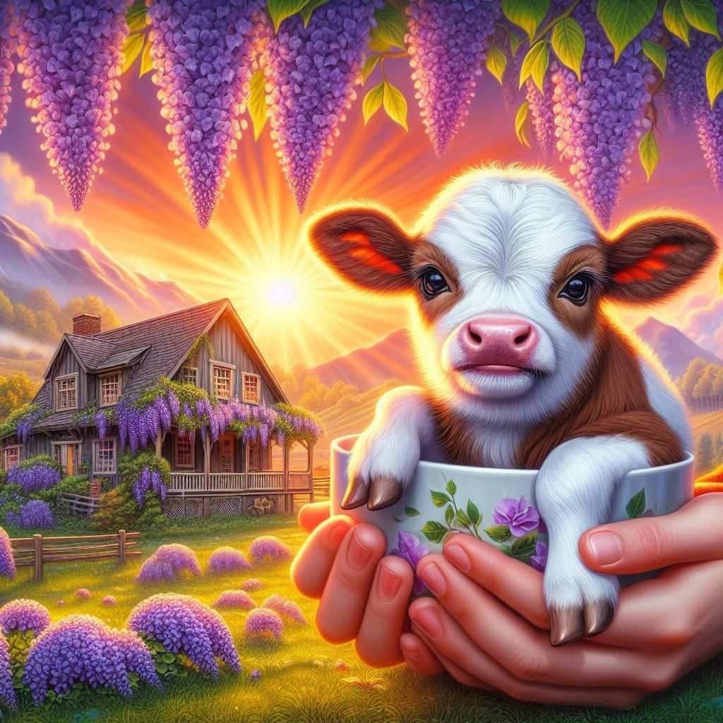 Tiny, the best cow ever