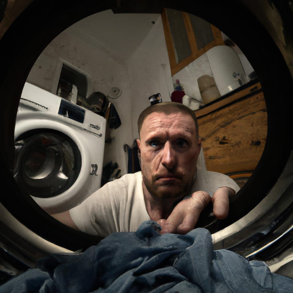 Washing Machine Not Turning On Close up portrait, ambient light, Nikon