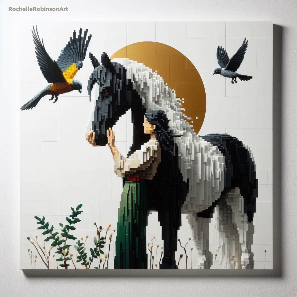 Woman And Her Horse