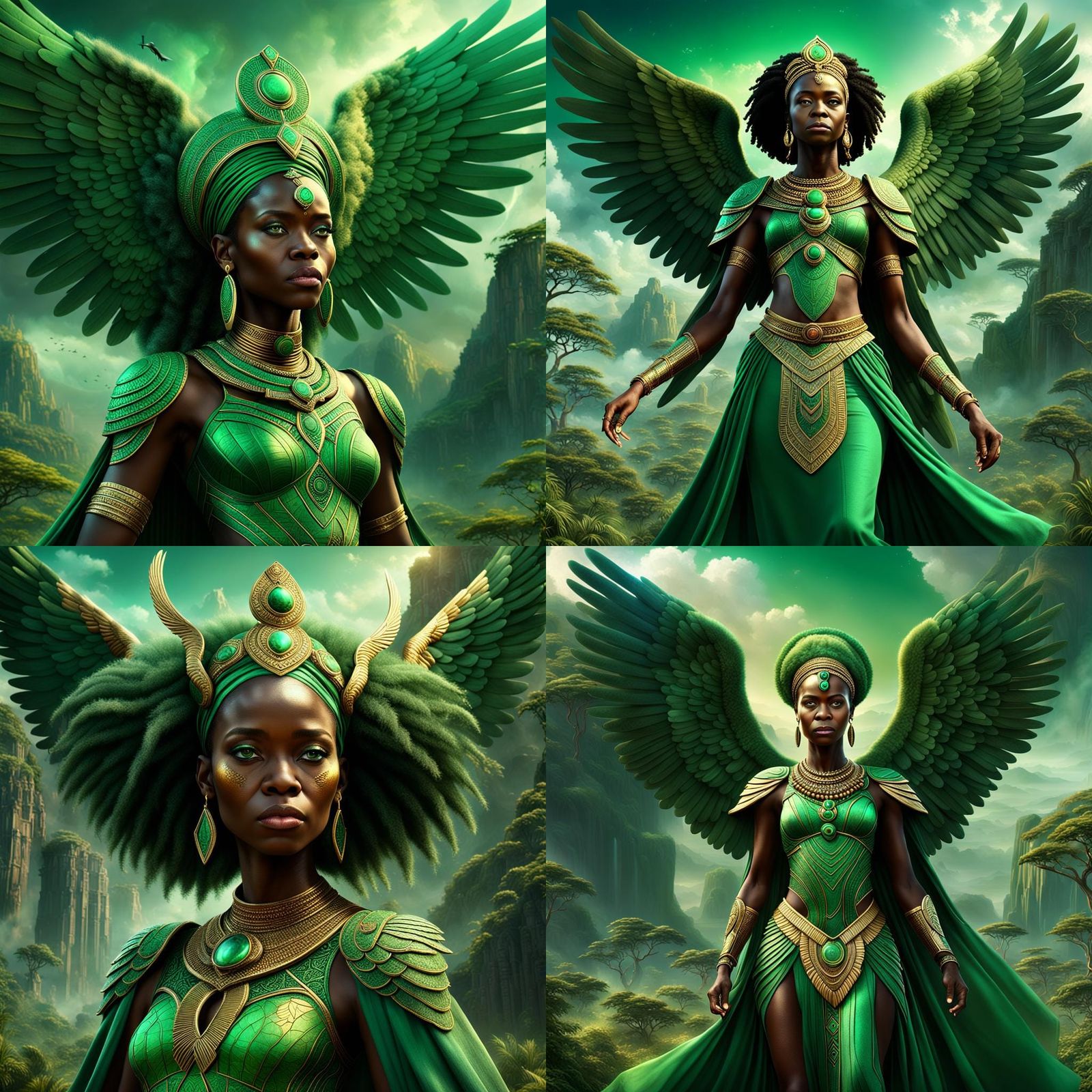 Annella the Green Angel of Wisdom & The Gales
