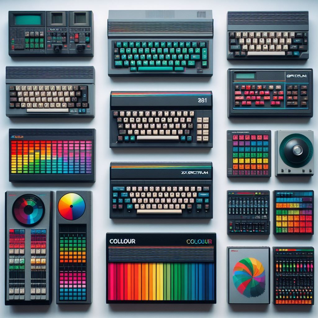 Alternative Sinclair ZX81 Colour and the Sinclair ZX82, the Sinclair ZX Spectrum 48K Rainbow