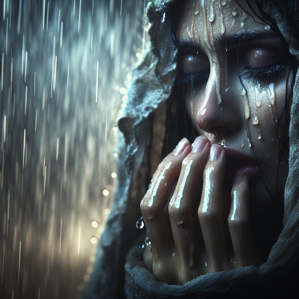 Depression’s Face  by @SplatArt