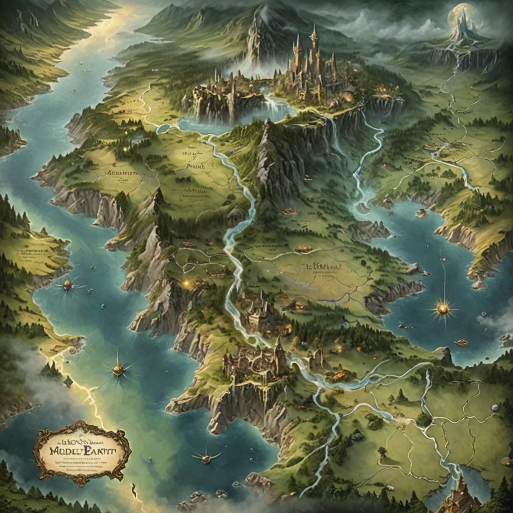 map of middle-earth