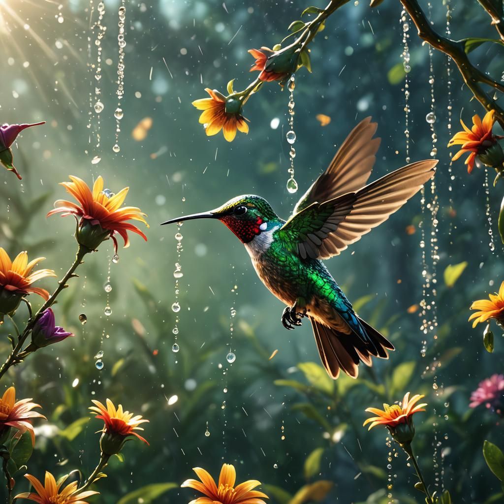 humming bird  by @Stormkeeper