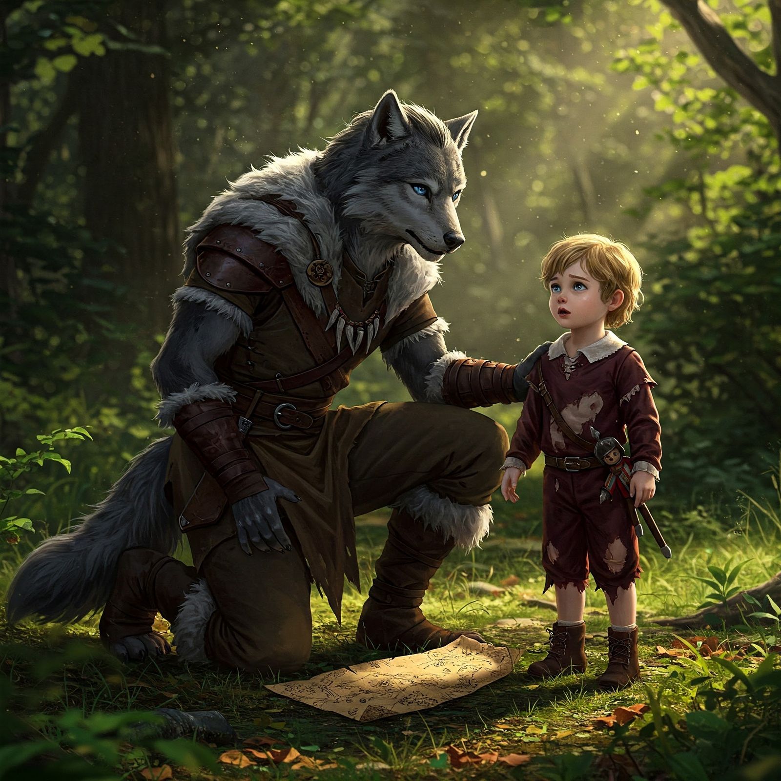 Wolfman discovers the lost Prince