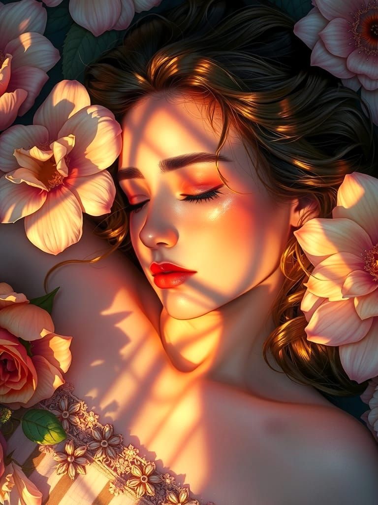 sleeping beauty in bright sunlight  by @Imaginarium