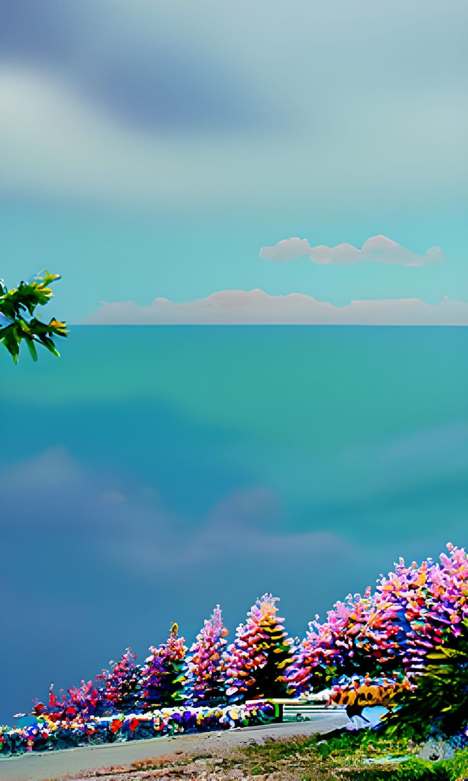 Road by the sea