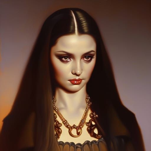 Decadent Gothic princess