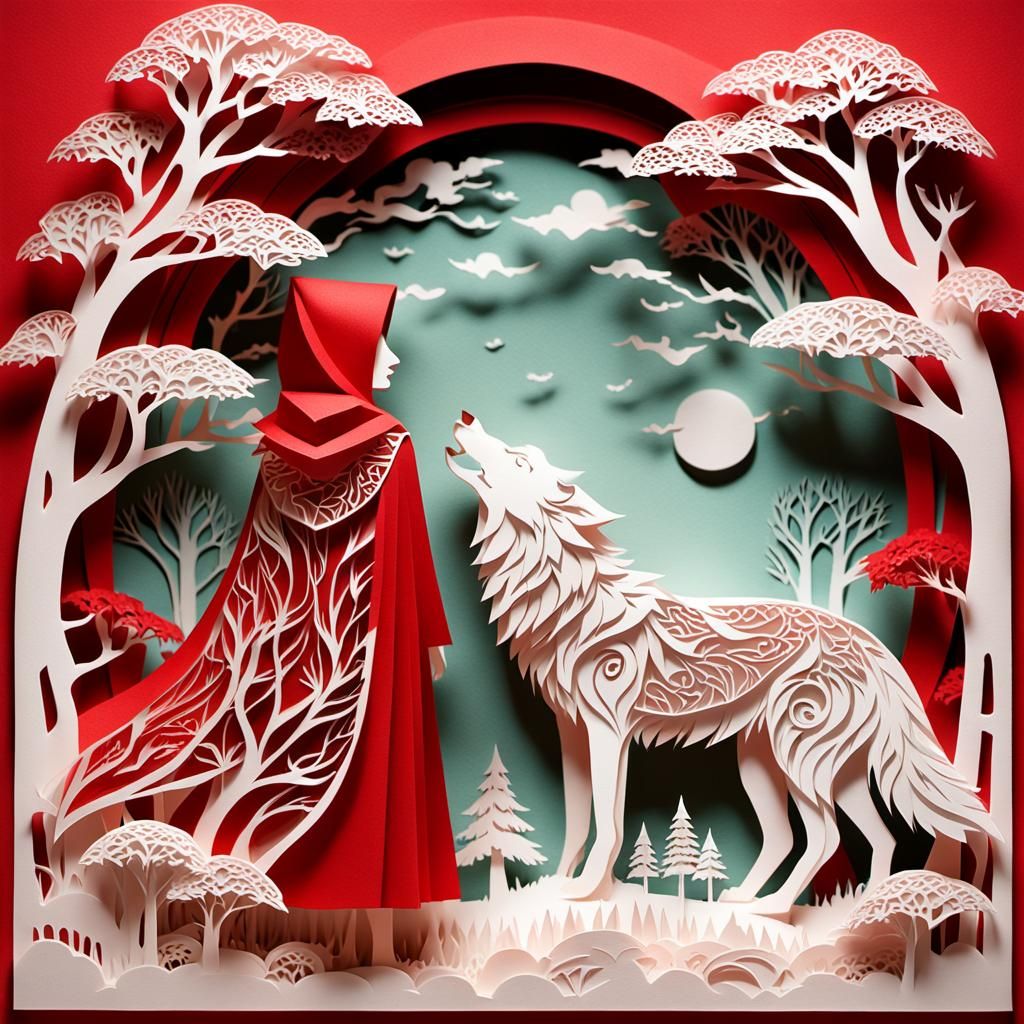 Little red riding hood    by @Arisiin