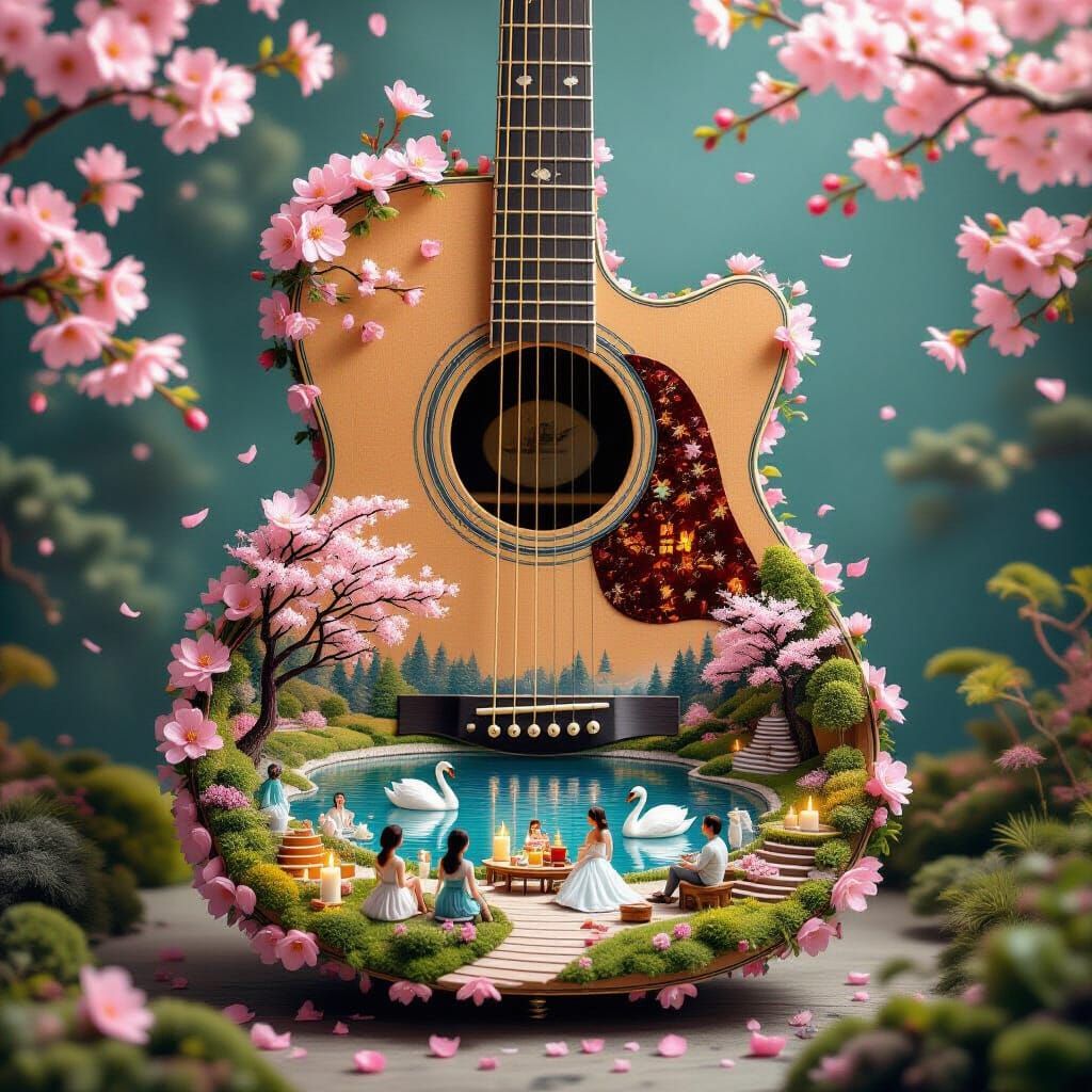 Acoustic Guitar   by @Alfred Stephens