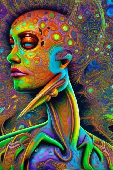 Psychedelic - AI Generated Artwork - NightCafe Creator