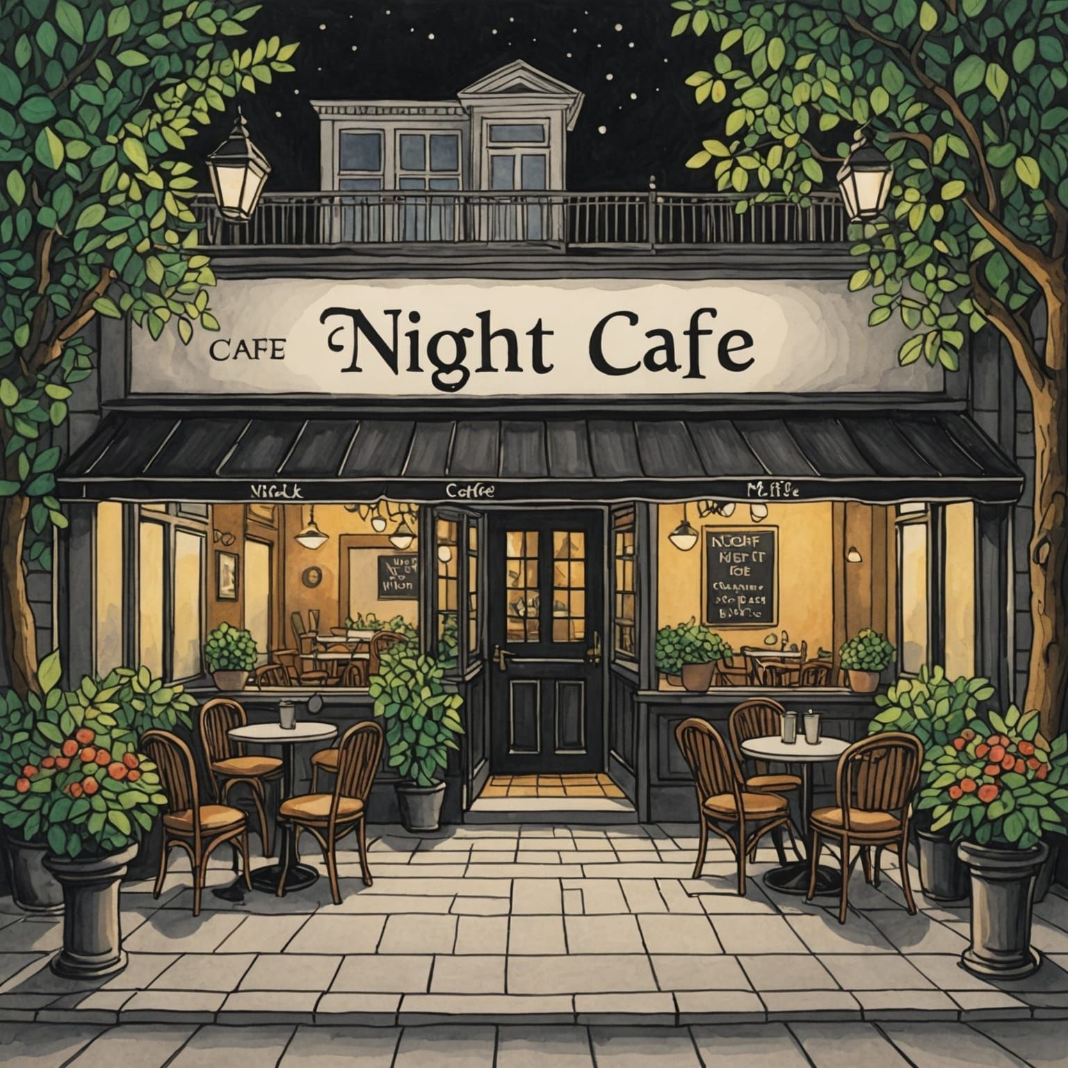 The Cafe of Night Cafe