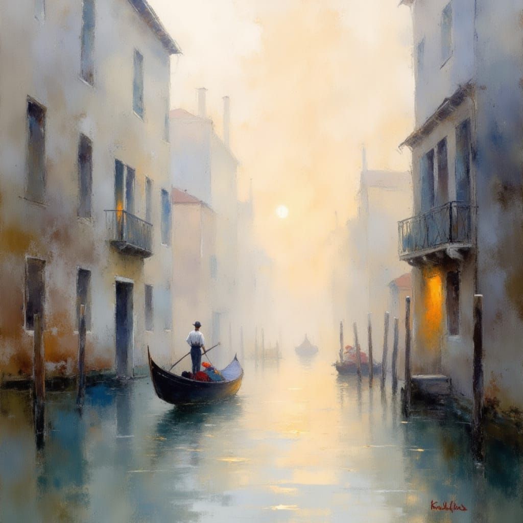 An evening gondolier  by @axelb
