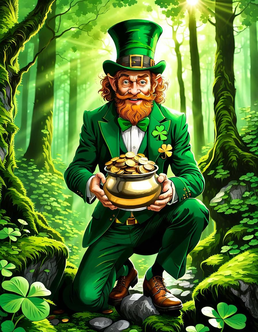 Mr. Leprechaun - AI Generated Artwork - NightCafe Creator