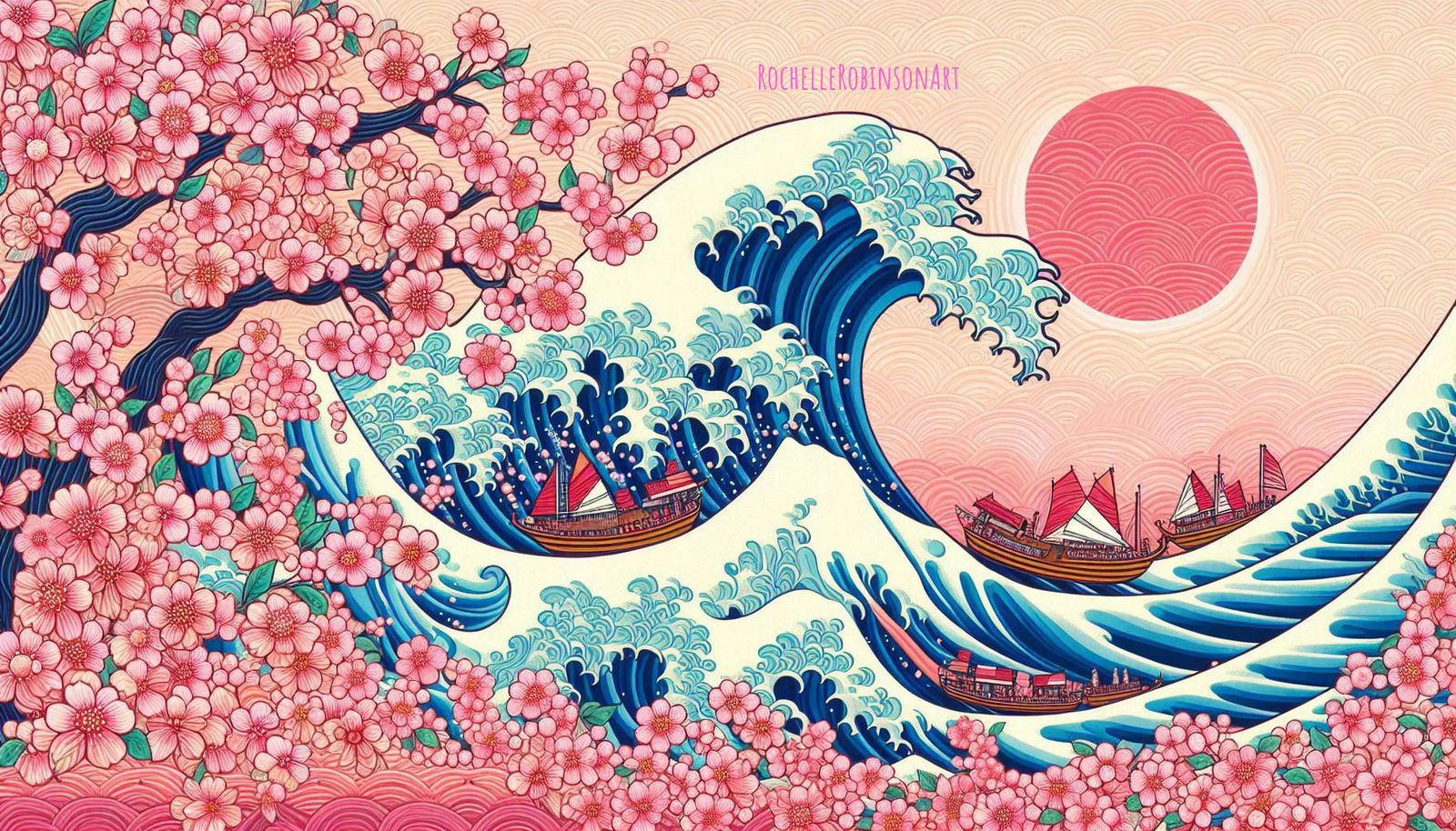The Wave and Sakura