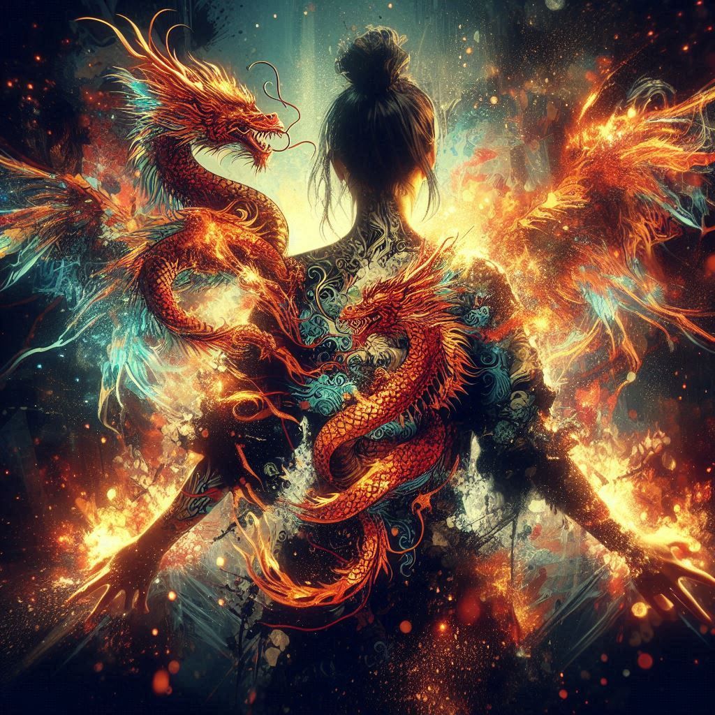 Yakuza fire dragon