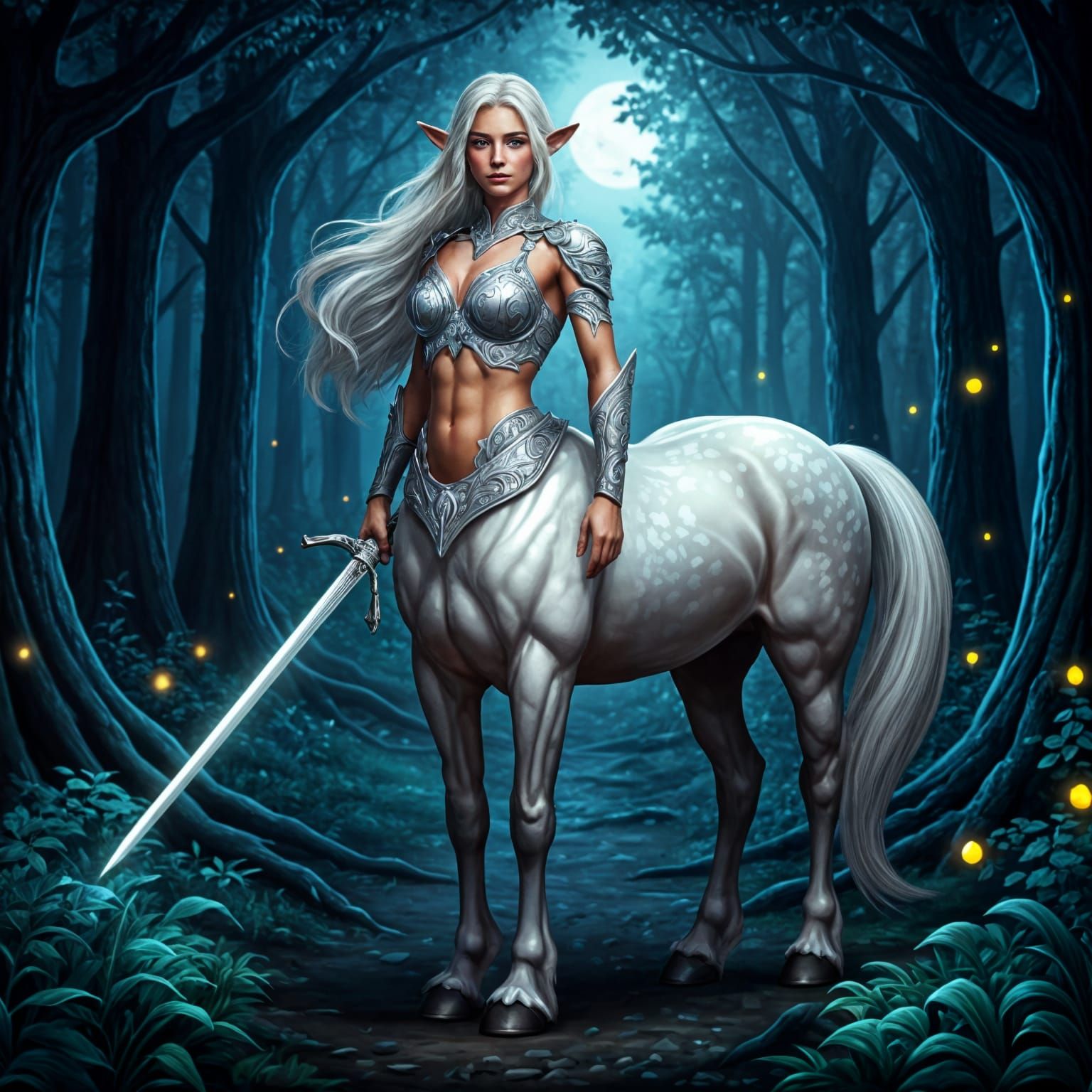 The Silver Centaur  by @DaRkStAr