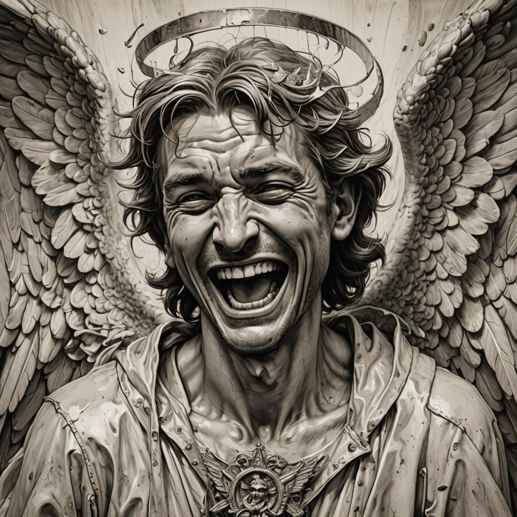 angel laughing
