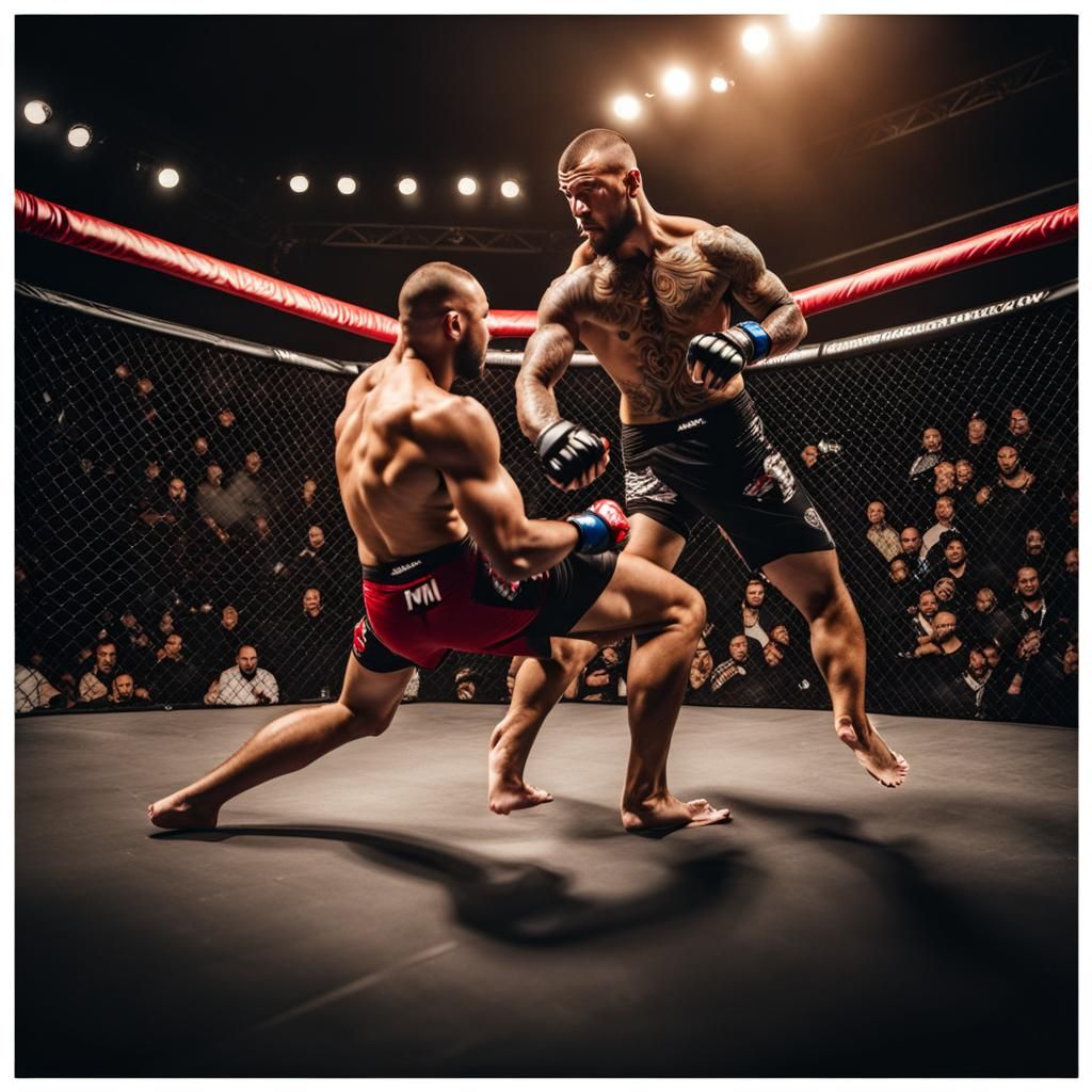 The fight - AI Generated Artwork - NightCafe Creator