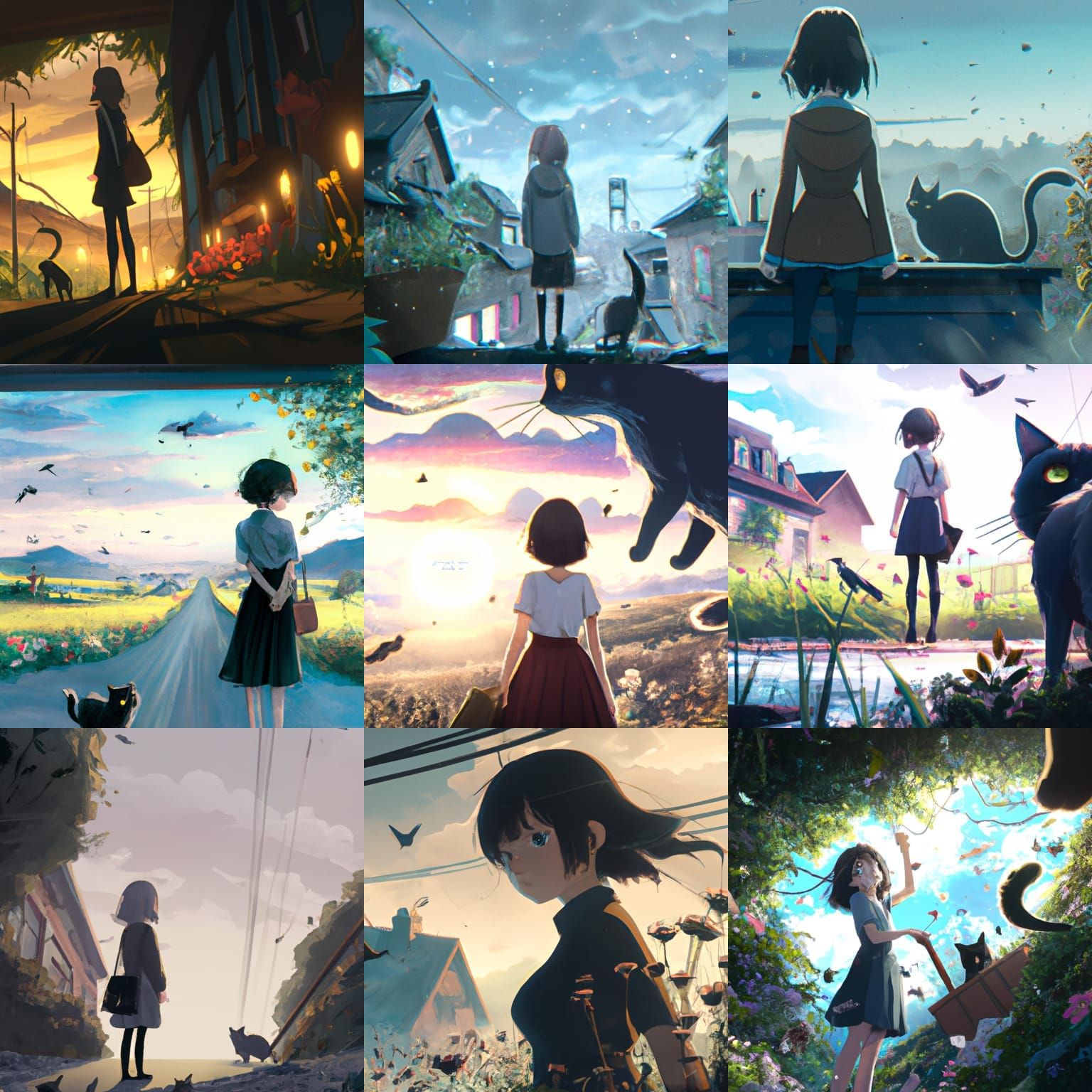 meteor falling onto earth Studio Ghibli, Anime Key Visual, by Makoto  Shinkai, Deep Color, Intricate, 8k resolution concept art, Natural Ligh  - AI Generated Artwork - NightCafe Creator