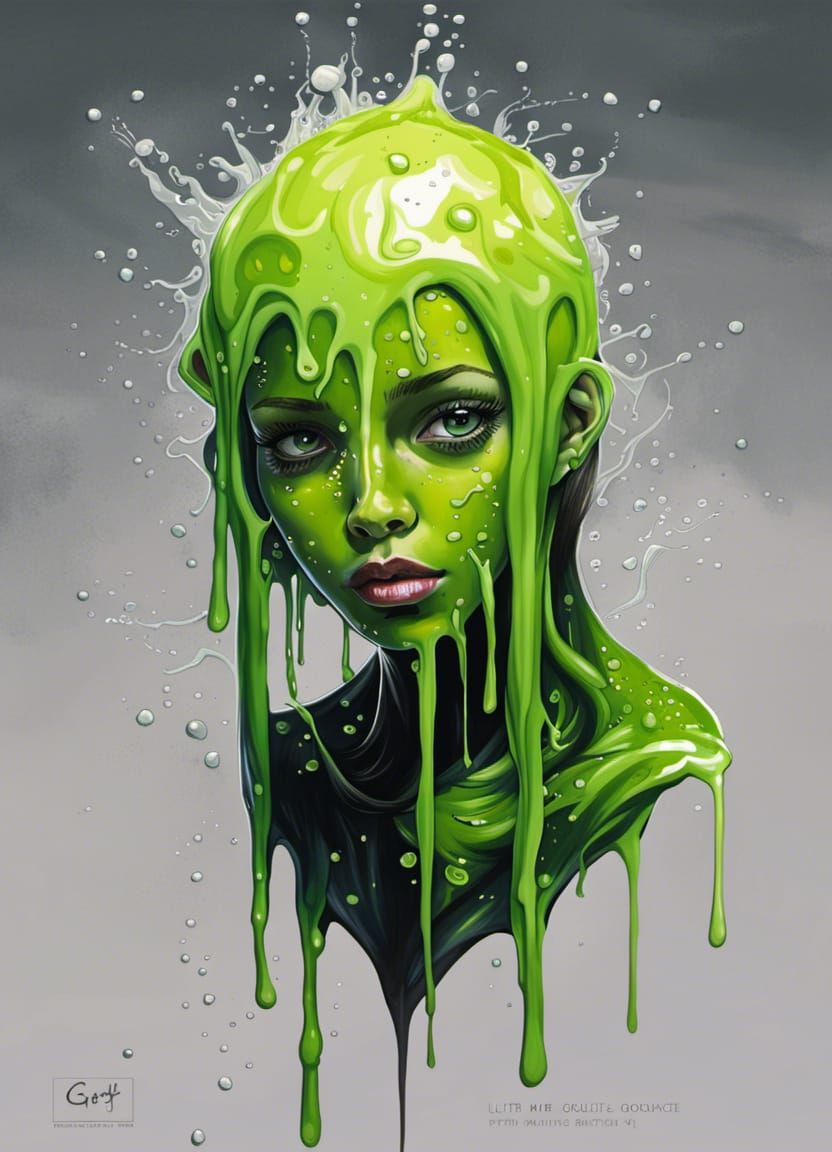 Slime Girl AI Generated Artwork NightCafe Creator