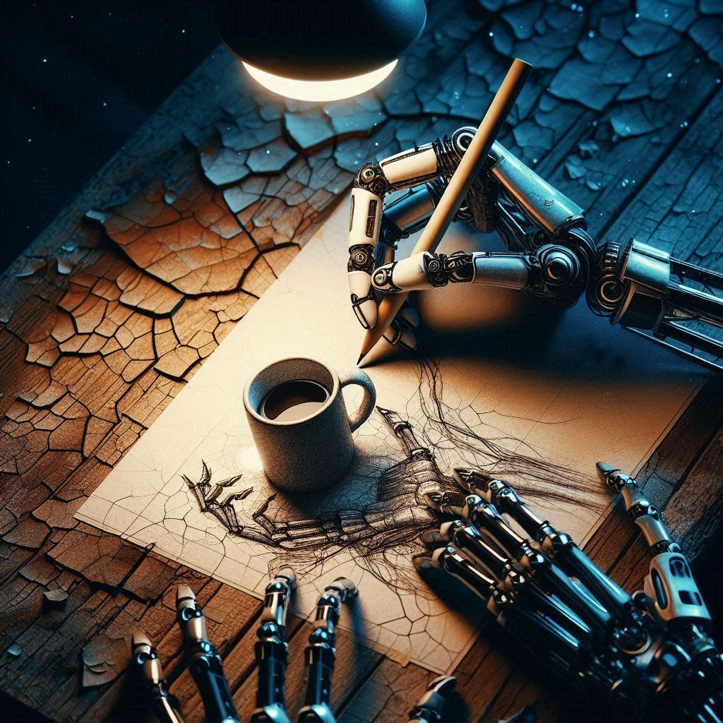 NightCafé Sketchin' Coffee Mug