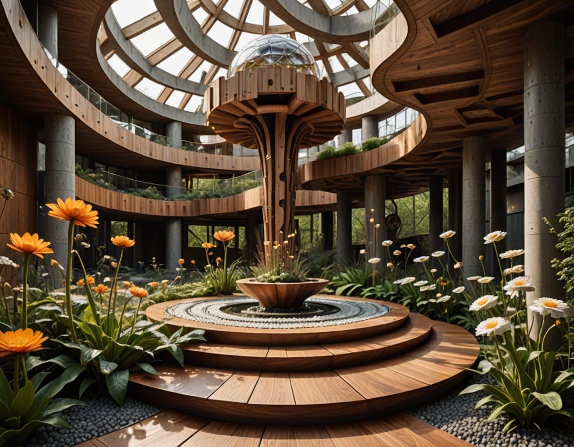 Courtyard - Geometric Architecture 