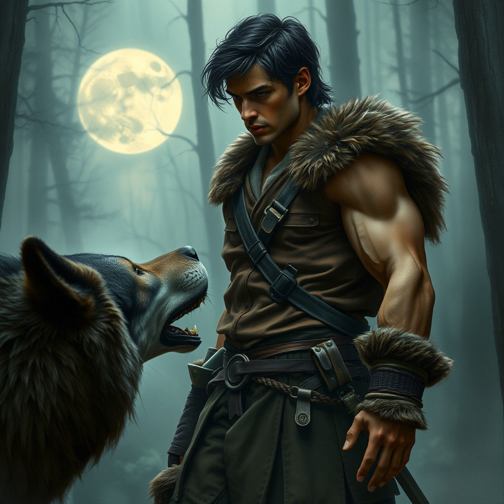 The Huntsman and the Wolf  by @Saxatilis