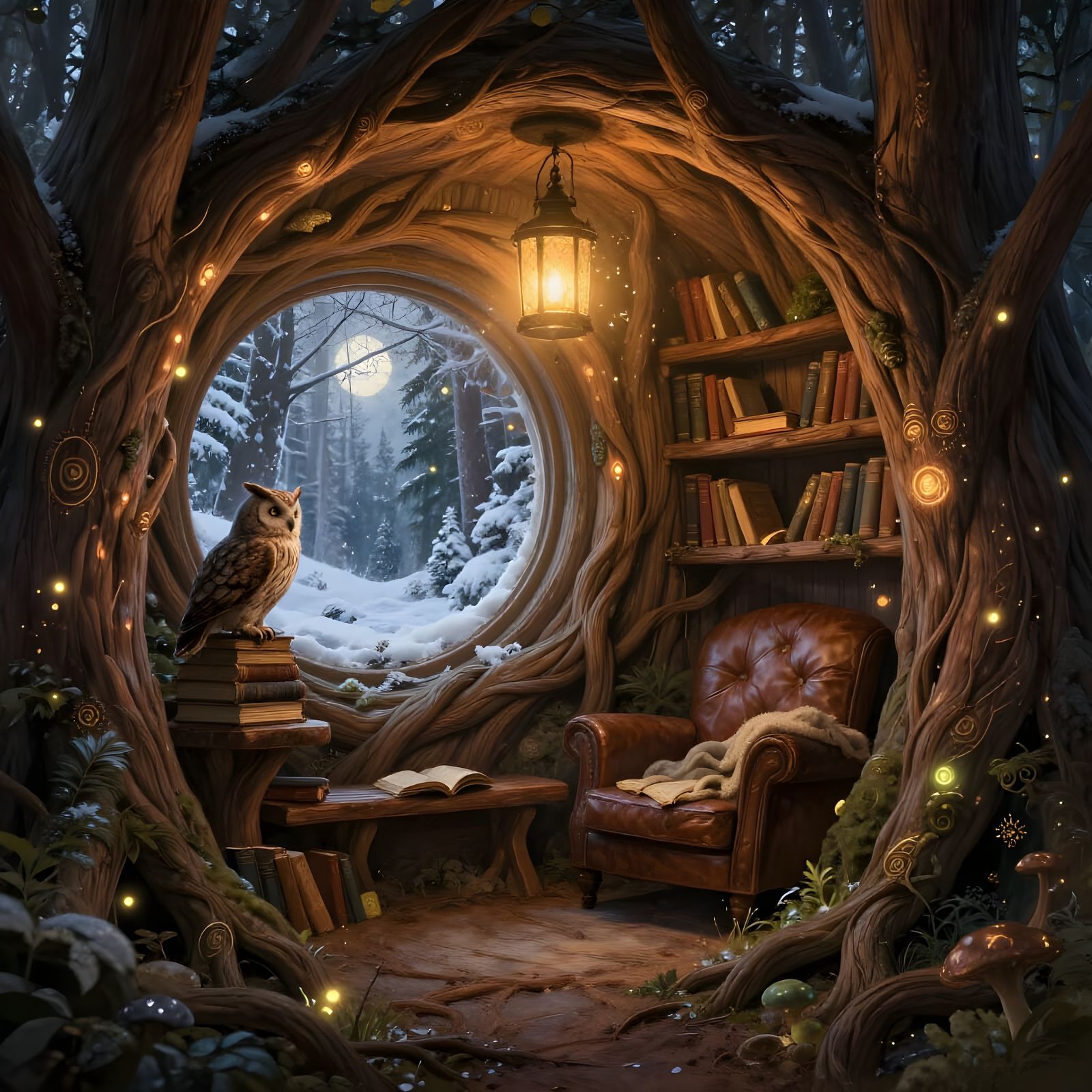 Reading spaces : magical reading nook  by @Yiu